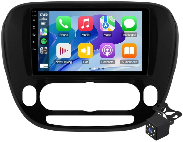Main image of 9 Inch Linux Touchscreen Car Radio Stereo for Kia Soul 2014-2019 with CarPlay/Android Auto Car Radio, Support Bluetooth,Backup Camera,SWC,FM Radio,Dual USB