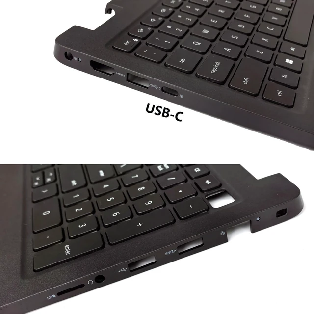Alt view image 3 of 5 - CCGDZKJ Replacement Upper Case Palmrest for Dell Latitude 15 3520, E3520