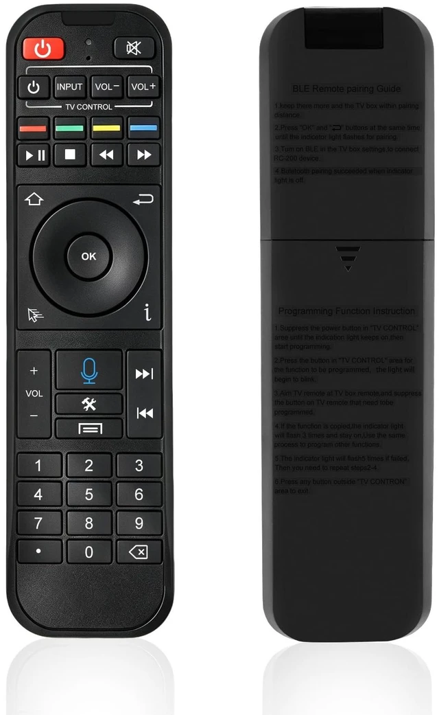 Main image of New RC-200 Replacement Smart Bluetooth Voice Remote Control Compatible with SuperBox S6 Max, S5 Pro, S5 Max, S6 Pro, S6 Ultra, Elite Ultra, Elite Pro+, S3 Pro and S4 Pro