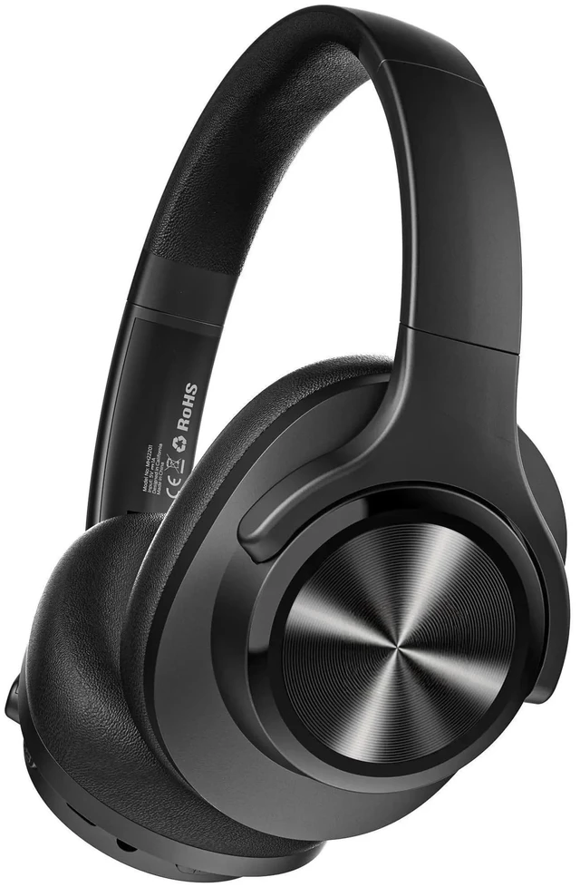 Main image of Oraolo Mission 200 Bluetooth Headphones, Over-Ear Bluetooth 5.3 Headset, 3 EQ Modes 60H Playtime, Low Latency HiFi Deep Bass for PC Cellphone Home Black