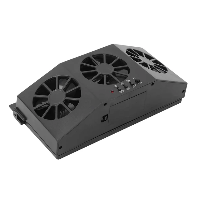 Alt view image 3 of 5 - Portable Car Cooling Fan, Car Solar Fan, Car Ventilator, for Car Ventilator