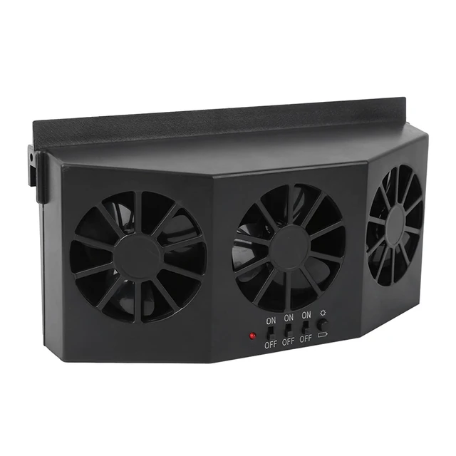 Alt view image 5 of 5 - Portable Car Cooling Fan, Car Solar Fan, Car Ventilator, for Car Ventilator