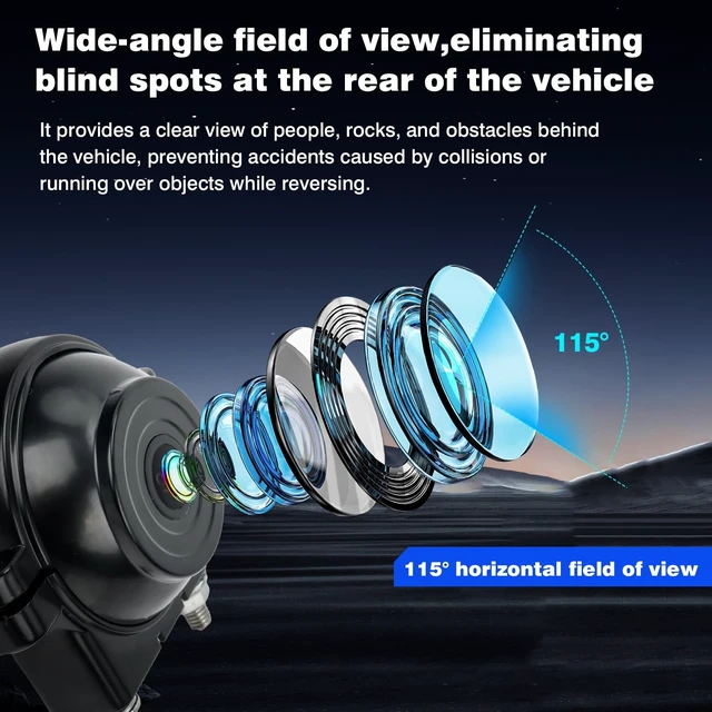 Alt view image 3 of 5 - Backup Camera Replacement Part 3366684 336-6684 Compatible with Caterpillar CAT