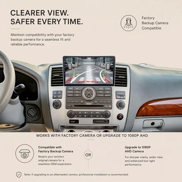 Alt view image 5 of 5 - Car Radio for Infiniti QX56 2008-2010 Nissan Armada 2008-2015 8-Core 4G+64G