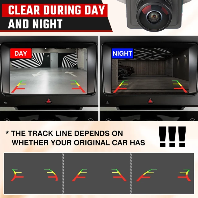 Alt view image 3 of 5 - 68452959AC Rear View Backup Assist Camera Fits for Jeep Wrangler 2018-2022