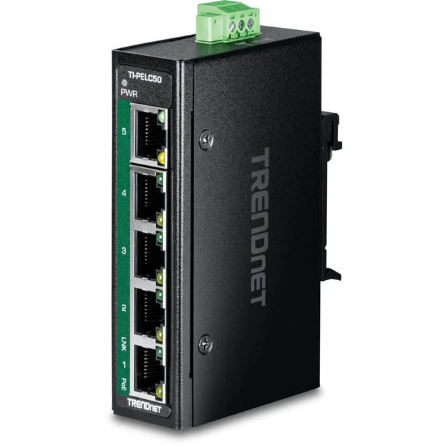 Main image of TRENDnet TI-PELC50, 5-Port Industrial Fast Ethernet