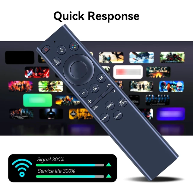 Alt view image 4 of 5 - BN59-01386D TM2280E Replacement Solar Voice Remote Control for Samsung TV