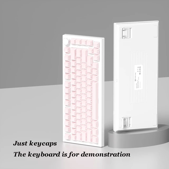 Alt view image 5 of 5 - surmen PBT Keycaps Cherry Profile for Gaming Keyboard (Shadow Pink)