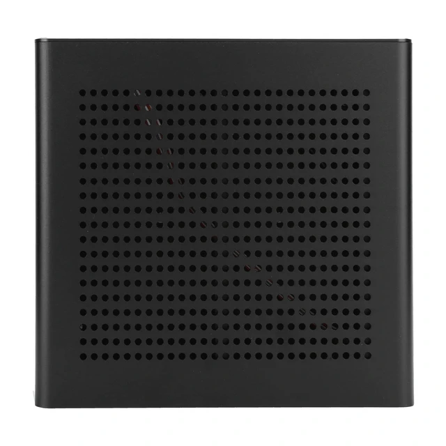 Alt view image 5 of 5 - Zunate Mini ITX Gaming PC Case - Full Aluminum HTPC Chassis for 170x170mm Motherboard, Compact Design with USB 2.0 Port and Enhanced Cooling System