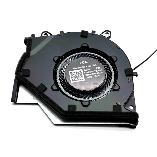Alt view image 3 of 4 - New CPU+GPU Cooling Fan Replacement for ASUS 2024 ROG Zephyrus G16 GU605M (GU605MZ GU605MY), P/N: 13NR0IQ0T02011 13NR0IQ0T01011 (Only fits RTX 4090/4080 GPU Series)