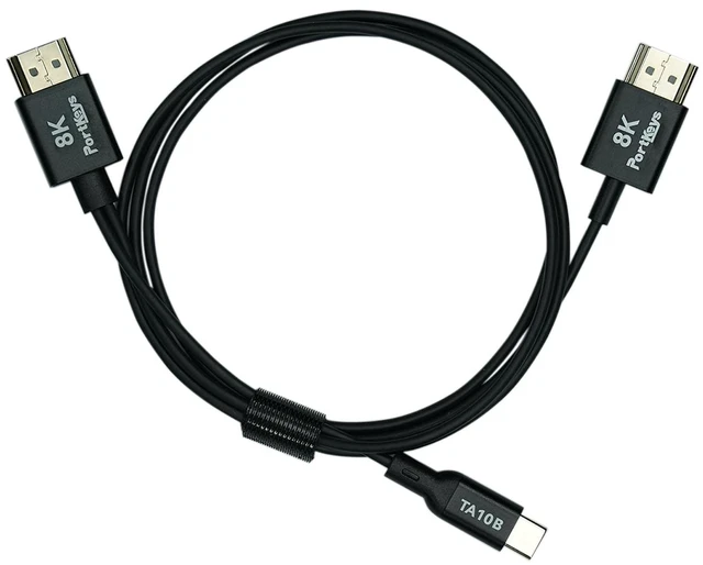 Main image of Portkeys 8K HDMI Cable 48Gbps High Speed HDMI 2.1 Cord 2.5mm OD Ultra Thin Video Control Cable Compatible with LH7C for S0NY ZVE1/ZV-1/A9II/A6700/A7CII, CAN0N R5/R6/R6II/R7/R8, etc (TA05B, 50cm)