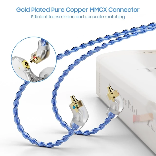 Alt view image 2 of 5 - BASN SC100 Silver Plated Earphone Cable, 1.5m MMCX Detachable Cable for in-Ear Monitors - Designed for BASN Series IEMs Including Bsinger & Bmaster