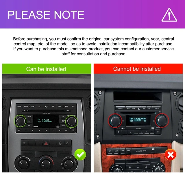 Alt view image 2 of 5 - Android Car Stereo for Jeep Wrangler JK 2007-2015/Dodge Ram 1500 2009-2011