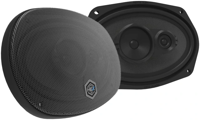 Main image of HEX Audio HEX-CS69 6x9 Inch 300 Watt Coaxial Car Speakers Pair
