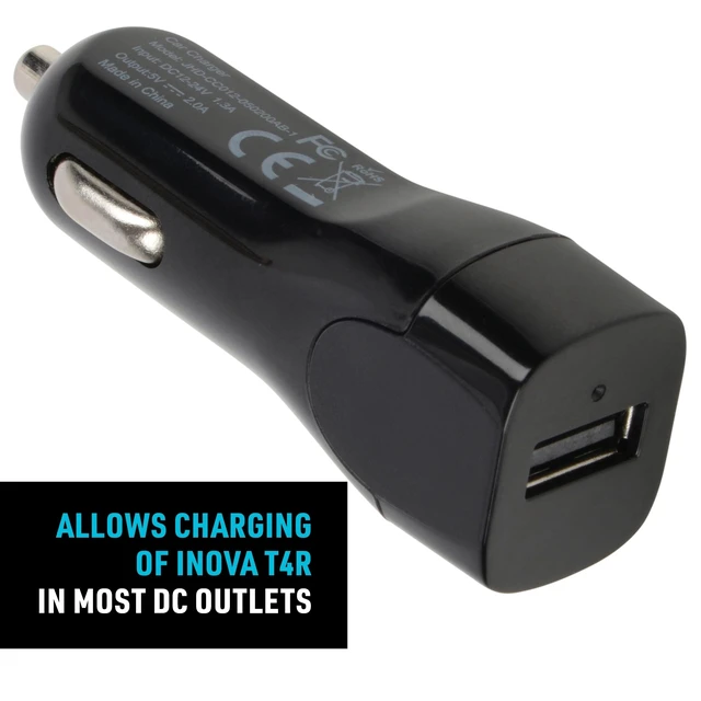 Alt view image 5 of 5 - Nite Ize INOVA T4R USB DC/Vehicle Power Supply - INOVA Flashlight Adapter Charger for In-Car Charging - Reliable & Durable Car Charger