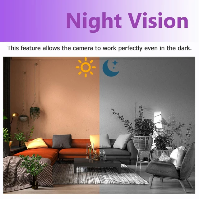 Alt view image 3 of 5 - icamdoor Security Camera, Hidden Spy Camera, 1080P Nanny Cam, No WiFi
