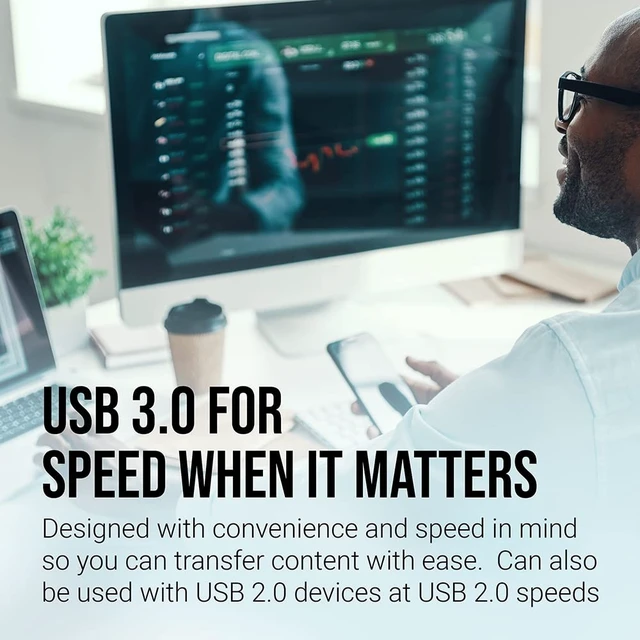 Alt view image 4 of 5 - PNY 64GB Turbo Attache 3 USB 3.0 Flash Drive 5-Pack