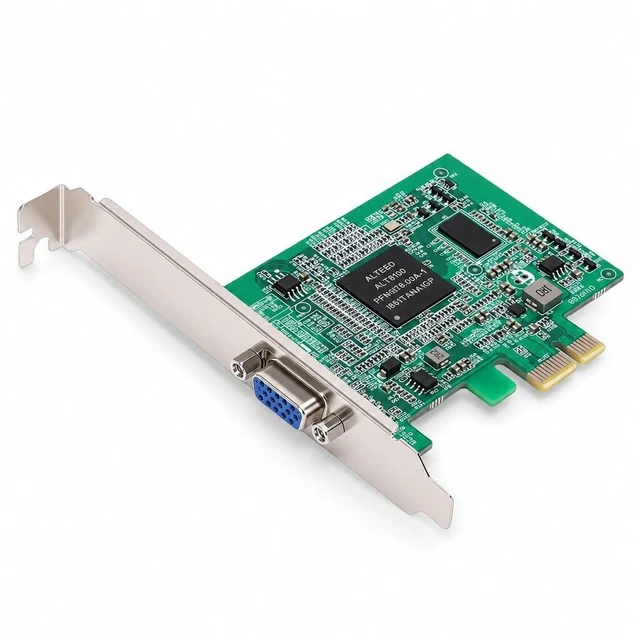 Main image of Jiawu PCIe Graphics Card, Plug and Play No Driver 512M VGA Low Power 6W No Noise, VGA Graphics Card, Desktop with Dual Slot PCI for Desktop PC VOD Music Systems