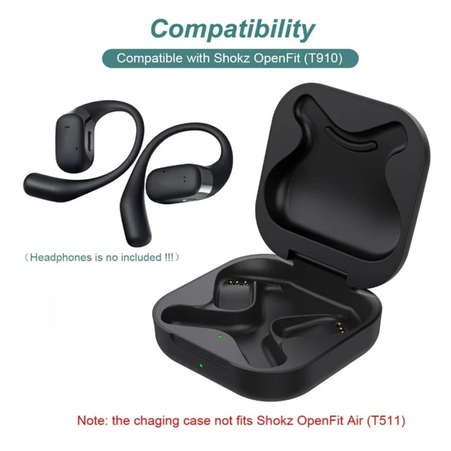 Alt view image 4 of 5 - Denash Charging Case Replacement for T910,ABS Headphones Charging Case with LED Indicator,USB C Earbuds Charger