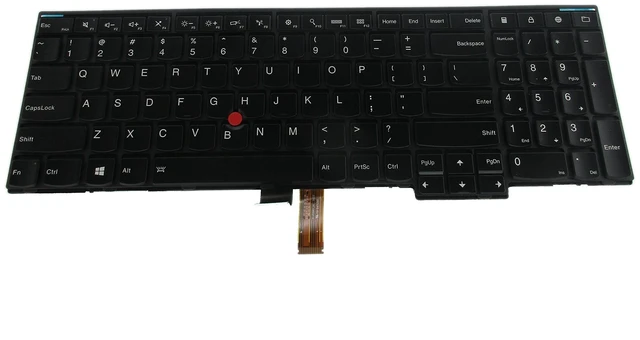 Alt view image 2 of 5 - SUNMALL Laptop Keyobard Replacement with Backlit and Pointer Compatible with Lenovo ThinkPad Edge E531 E540 W540 W541 W550 W550S T540 T540P T550 L540 Series Fit P/N 0C45254 Black US Layout