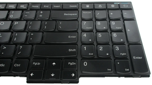 Alt view image 5 of 5 - SUNMALL Laptop Keyobard Replacement with Backlit and Pointer Compatible with Lenovo ThinkPad Edge E531 E540 W540 W541 W550 W550S T540 T540P T550 L540 Series Fit P/N 0C45254 Black US Layout