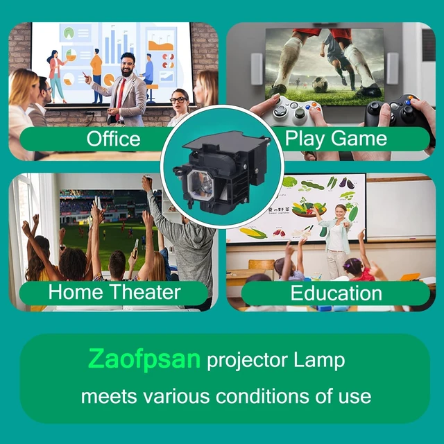 Alt view image 2 of 5 - Zaofpsan NP44LP / 100014748 Replacement Projector Lamp for NEC NP-P474U NP-P474W NP-P603X NP-P604X NP-P554U NP-P554W NP-PE532X Bulb with Housing