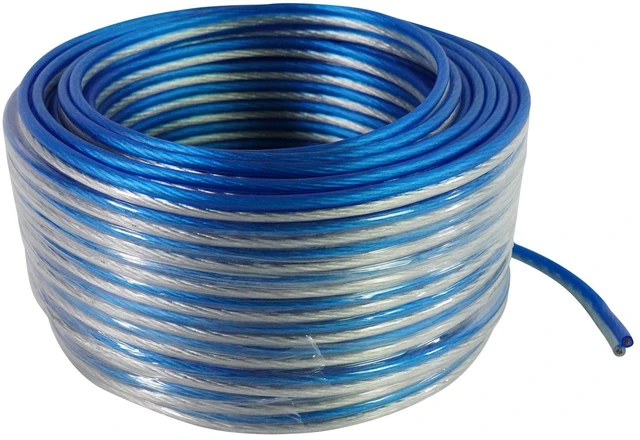 Main image of Rockville Blue 14G100 OFC 14 Gauge 100 Ft 100% Copper Speaker Wire
