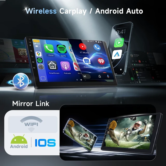 Alt view image 2 of 5 - Driauto 8 Core 4GB+64GB Qualcomm Radio for Chrysler 300C 2004-2011 9 Inch