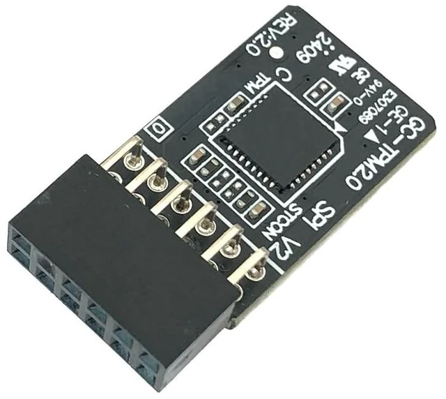 Alt view image 5 of 5 - Zahara PM2.0 SPI V2 TPM Module(12pin-1) SLB9672 for GIGABYTE X870E