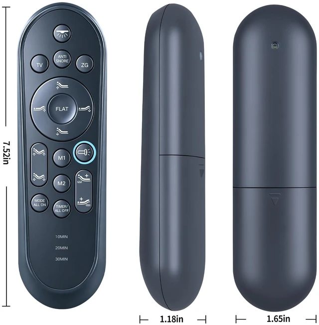 Alt view image 4 of 4 - Rankle Memory Replacement Remote Control for Sven and Son Classic NCA6000 Adjustable Bed Base, for Richmat HJH159