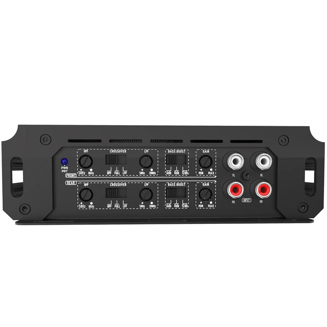 Alt view image 4 of 5 - HOLIGMVTIZ TCE120.4AB Car Amplifiers 4-Channel Full-Range Amplifier, 4 Channel 120W x 4 Class A/B - Powerful and Compact Amp for Speakers in Car Audio System