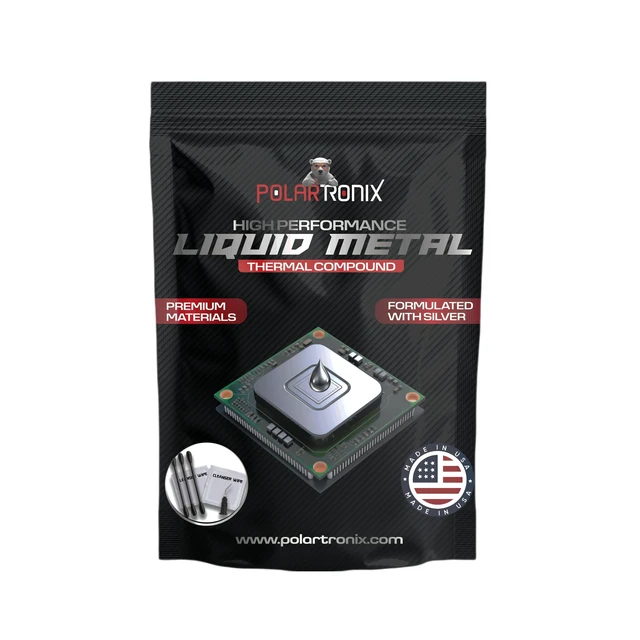 Alt view image 3 of 5 - PolarTronix Liquid Metal Thermal Paste(5 Gram) - Multiple Applications + Liquid Metal Shield (5ml) Bundle - for PS5, PC, CPU, GPU, Laptop Eco Pack and 5 ML Shield
