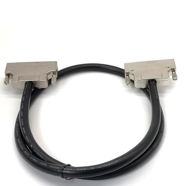 Alt view image 5 of 5 - Aoikknuw SCSI 68Pin Data Extension Cable HPDB 68Pin Male to Female Straight Double Layer Aluminum Foil Shielding Cable for Legacy Servers, Drives, and Scanners AWG28 2Meter