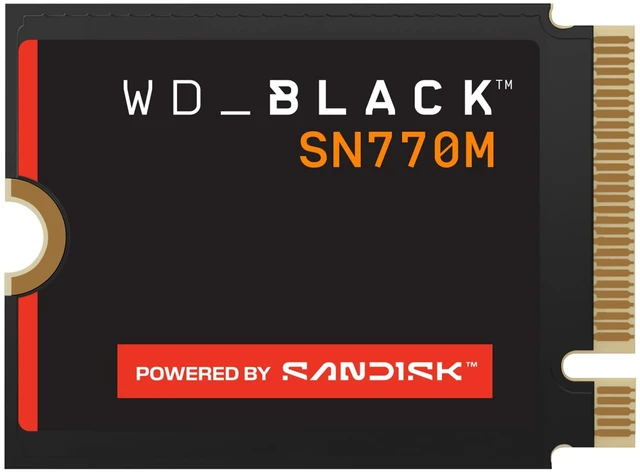Main image of WD Black SN770M WDS100T3X0G 1 TB Solid State Drive - M.2 2230 Internal - PCI Express NVMe (PCI Express NVMe 4.0 x4)