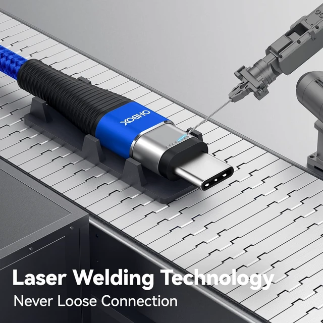 Alt view image 2 of 5 - Extra Long USB C Cord 15FT, 100W USB-C to USB-C Cable Fast Charger USBC