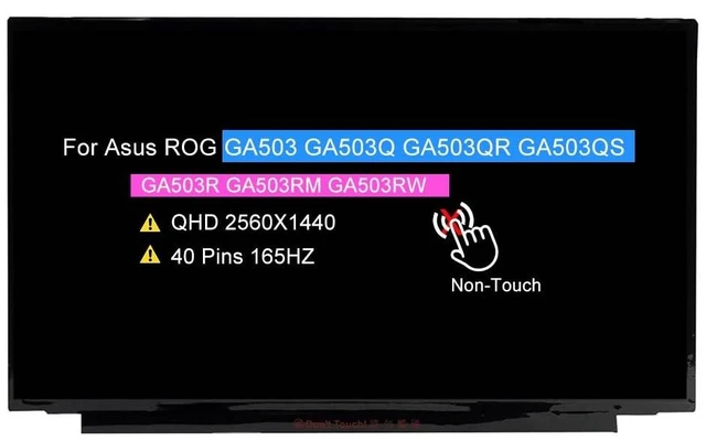 Main image of Screen Replacement for Asus ROG GA503 GA503Q GA503R
