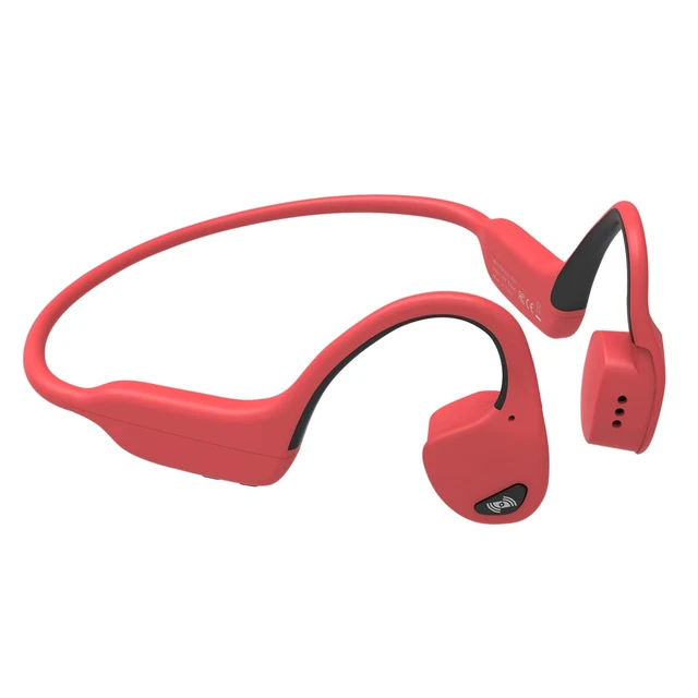 Alt view image 2 of 5 - Open Ear Wireless Sport Bluetooth Headphones with Mic, Headset Earphone, Long Battery and Ultra-Lightweight (RED)