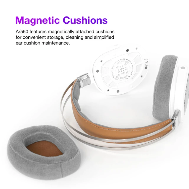 Alt view image 3 of 5 - Koss A/550, Audiophile, Open-Back Hi-Res Dynamic Headphone, Detachable Cord