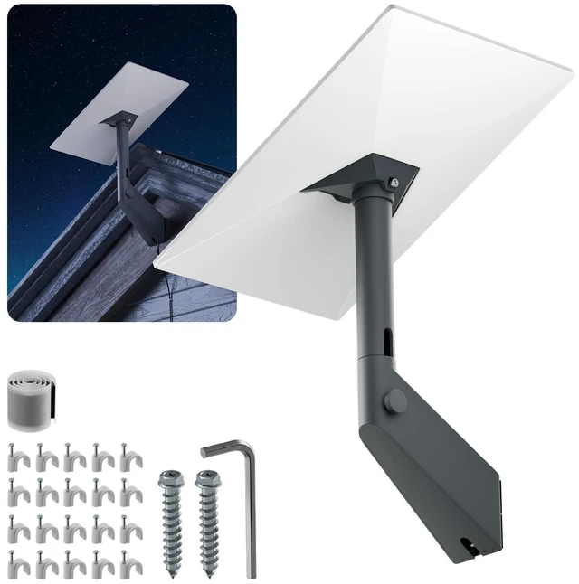 Main image of Starlink Standard 4/4X/Gen3 Wall Mount, OEM Gen 4 Original Mount Aluminum