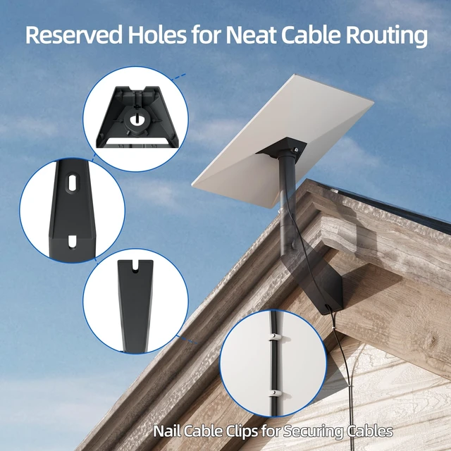 Alt view image 5 of 5 - Starlink Standard 4/4X/Gen3 Wall Mount, OEM Gen 4 Original Mount Aluminum