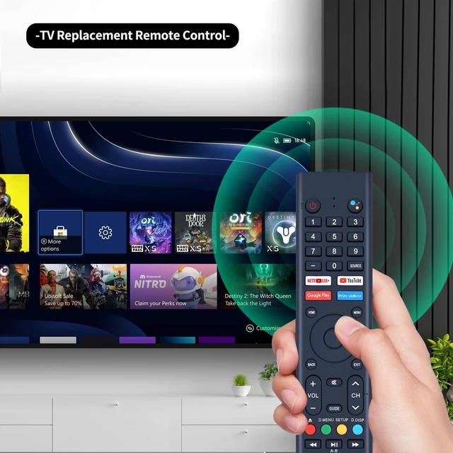 Alt view image 2 of 5 - WDZP New Universal Replacement Remote Control for Sylvox Deck Pro Pool Pro QLED tv