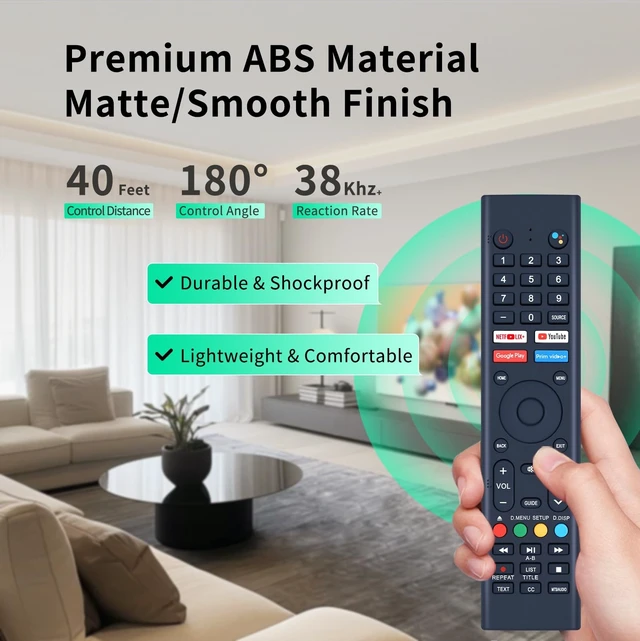 Alt view image 3 of 5 - WDZP New Universal Replacement Remote Control for Sylvox Deck Pro Pool Pro QLED tv