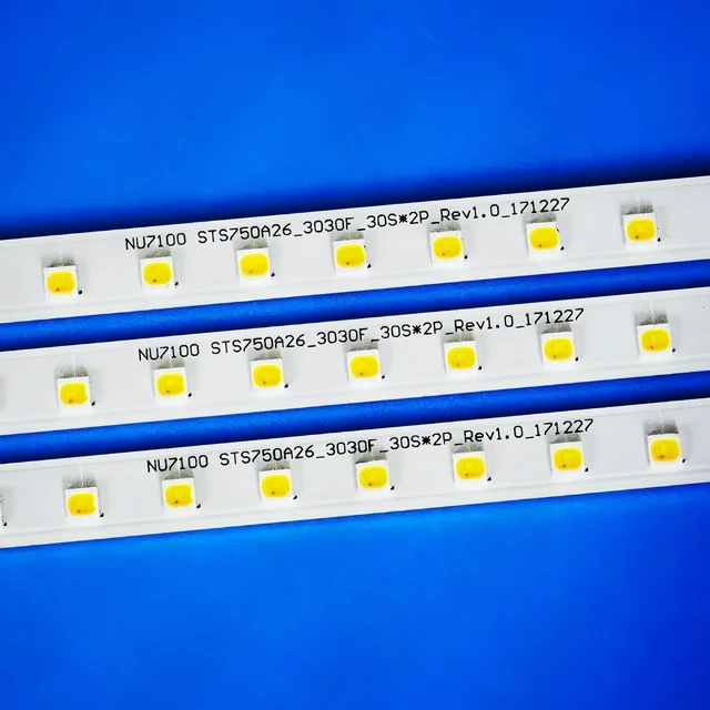 Alt view image 3 of 5 - XIMAIACC 3pcs LED Backlight Strips for 75''TV STS750A26_3030F BN96-46078A UN75NU6900F UN75NU7100F UN75NU6950F UN75NU6900FXZA UN75NU7100FXZA UN75NU6950FXZA UN75RU7100F UN75NU7200 BN61-15487A