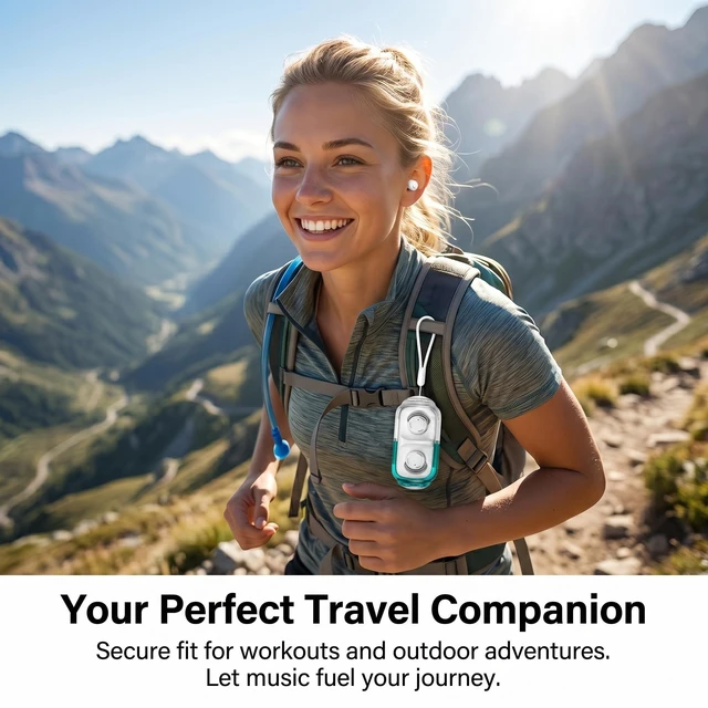 Alt view image 4 of 5 - NVXMANIYK Ultra-Mini Sleep Earbuds for Side Sleepers, Bluetooth 6.0 Invisible Earphones with Fidget Toy Case, 30H Playtime, IPX5 Sweatproof, Touch Control for ASMR, Work, Commute & Travel