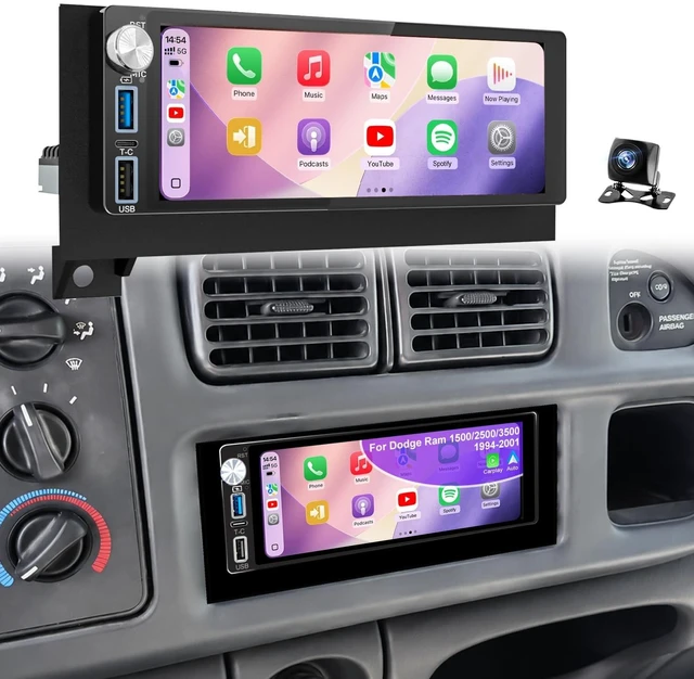 Main image of 64G Car Radio for Dodge Ram 1500 2500 3500 1994-2001,Jeep Wrangler TJ 97-02