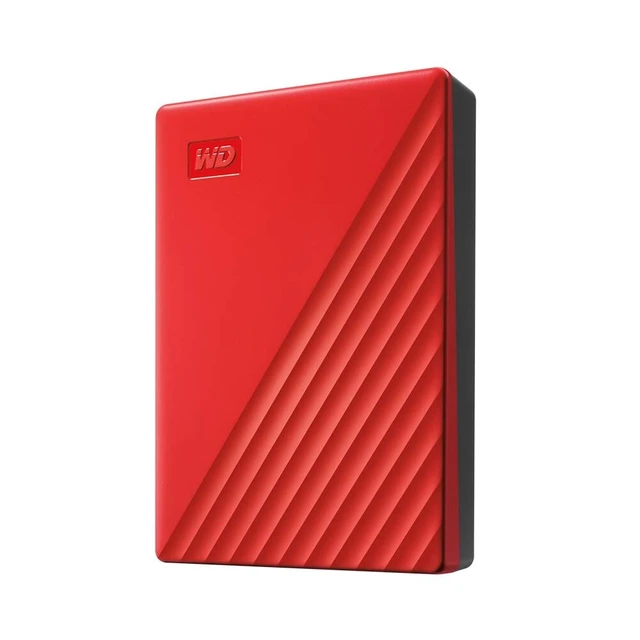Alt view image 2 of 5 - WD 4TB My Passport, Portable External Hard Drive, Red, backup software with defense against ransomware, and password protection, USB 3.1/USB 3.0 compatible - WDBPKJ0040BRD-WESN