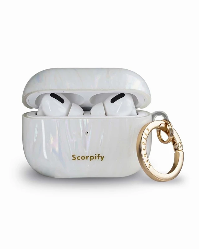 Alt view image 2 of 5 - SCORPIFY for AirPods Pro 3 Case (3rd Generation, 2025) with Keychain, Compatible with Apple AirPod Pro 3, Cute Protective Hard Shell Cover, Wireless Charging Earbuds Case for Women -