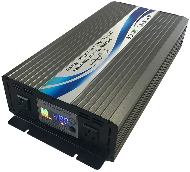 Main image of KRXNY 3000W Off Grid Pure Sine Wave Power Inverter 48V DC to 110V 120V AC