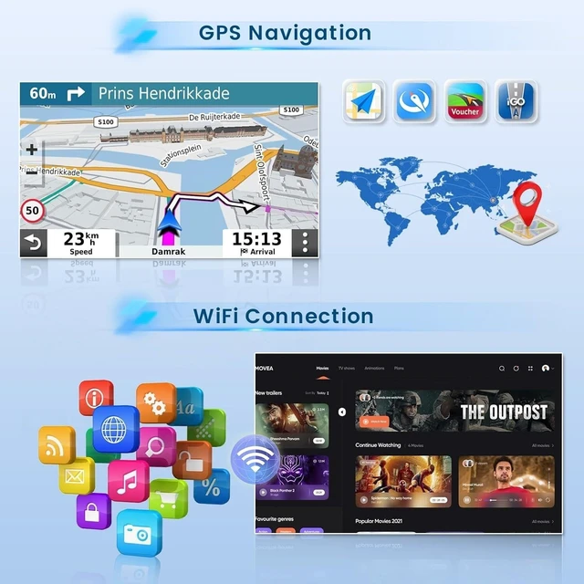 Alt view image 4 of 5 - Car Stereo Radio for Nissan Altima VI L34 2018-2021 w/Carplay Android Auto