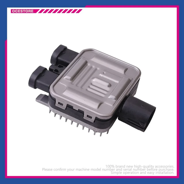 Alt view image 3 of 5 - Ocestore AJ51-15-15YA Cooling Fan Unit Control Module 7T438C609BA Compatible with S60 S80 V70 XC70 XC60 7G919A819AA Cooling Fan Module 940004300